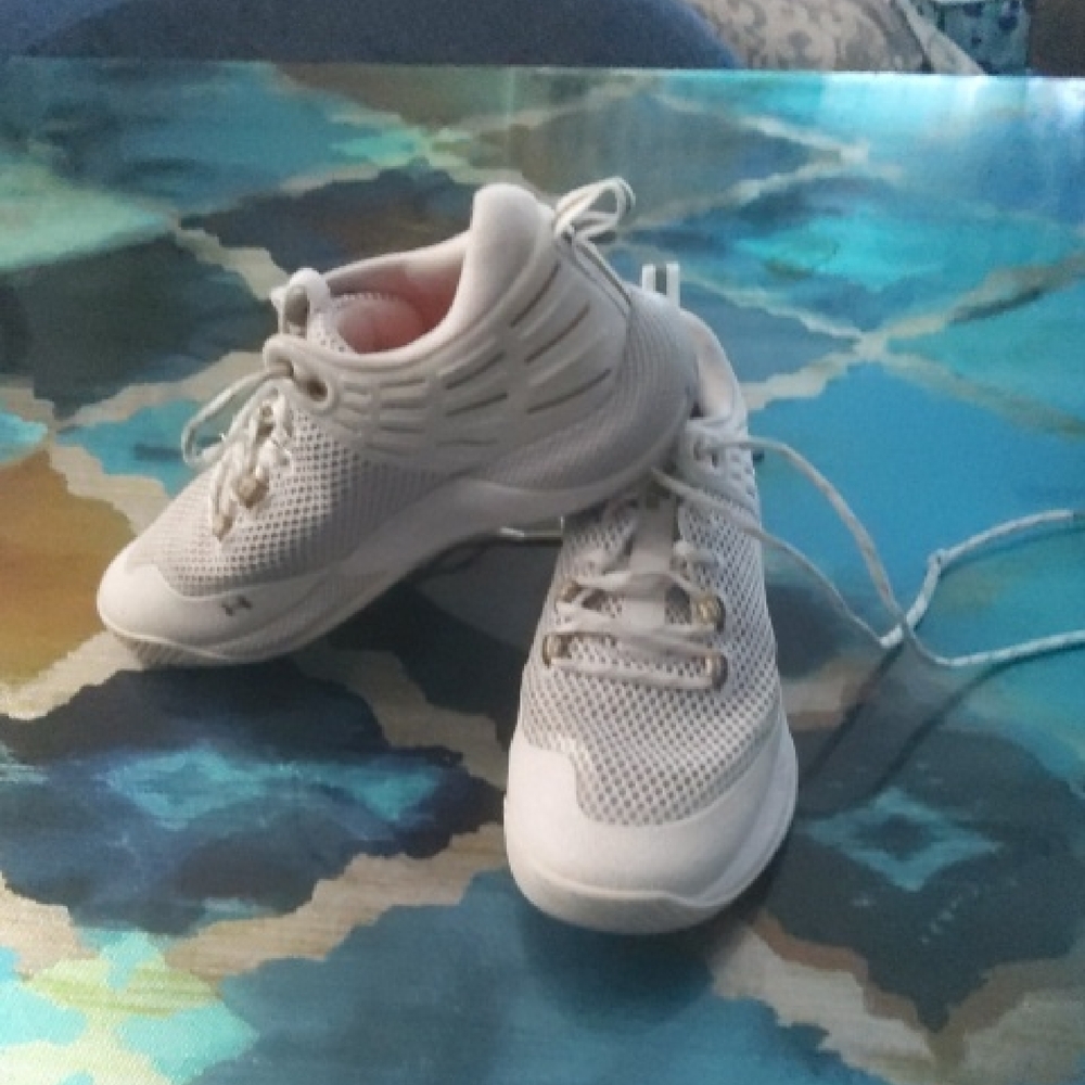 Stylish White Athletic Sneakers